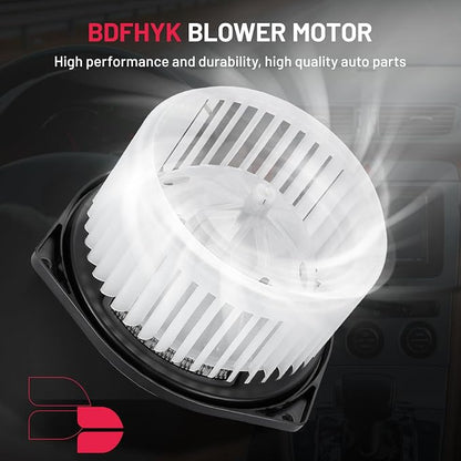 BDFHYK AC Heater Blower Motor Fan 76528 Compatible with Infiniti 2011-2013 QX56, 2014-2023 QX80,Compatible with Nissan 2017-2023 Armada,HVAC Blower Motor Assembly Replacement for 27220JK00A PM5137