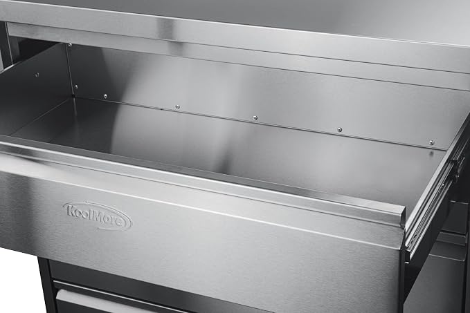 KoolMore 32 in. Stainless-Steel Outdoor Kitchen Cabinet with Three Drawers (KM-OKS-CAB3)