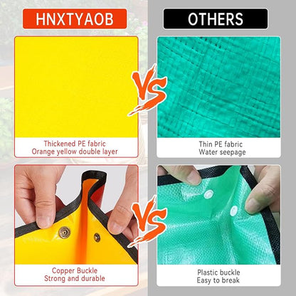 HNXTYAOB Large Potting Mat for House Plants Transplanting and Soil Mix Control Waterproof RepottingTray Gardening Tools Plant Gifts for Plant Lovers (39.5"X31.5")