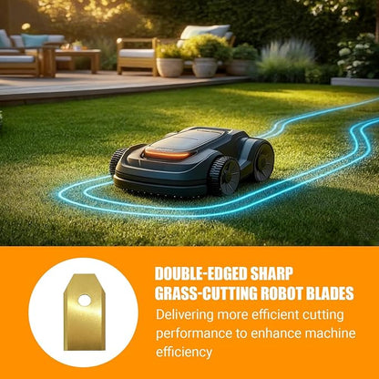 Robot Mower Golden Replacements Stainless Steel with1 Pack Screw Accessories for Lawn Mowing Robots McCulloch Robotic Lawnmowers Husqvarna（10 * 18 * 35mm） (45PCS)