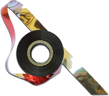 500 Ft Bird Scare Tape Red Silver Reflective Bird Repellent Flash Tape Reflective Tape to Scare Birds from Orchard, Garden, Crops, Chicken Coops, Vineyards, Trees, House, Boats & Siding