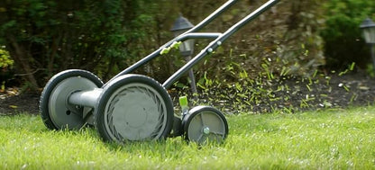 Earthwise 2001-20EW 20-Inch 5-Blade Push Reel Lawn Mower, Grey