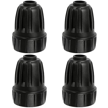 4 Pack 3/4" Garden Hose To 1/2" Irrigation Tubing Adapter, 1/2 Inch Drip Irrigation Tubing To Faucet Garden Hose Adapter 3/4 Inch FHT To 1/2 Inch Supply Line Adapter Fittings