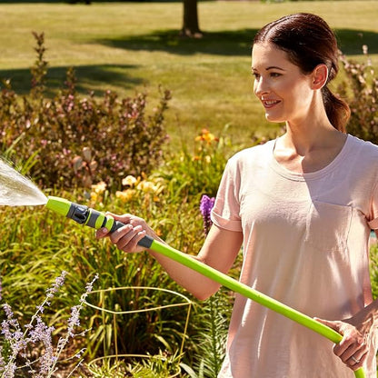 Liberty Garden Hose Reel and Flexzilla Garden Hose Bundle | Holds 125 Feet Hose