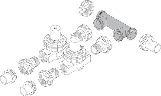 Orbit 57182 2-Port Irrigation Valve Manifold System