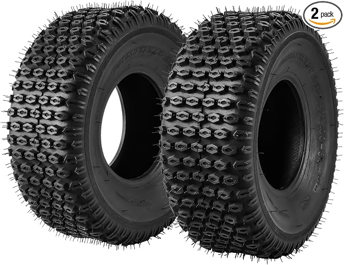PHILTOP 19x7-8 ATV UTV Tires, 4-Ply Super Mud 19x7-8 ATV All-Terrain Tires for Riding Mowers, Golf Carts, Off-Road,2 Pcs,Tubeless (Z-106)