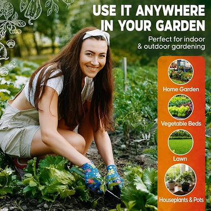 Soil Test Kit – 100 Soil pH Test Strips (3.5–9 Range) for Garden, Lawn & Indoor Plants – Easy At-Home Soil Testing