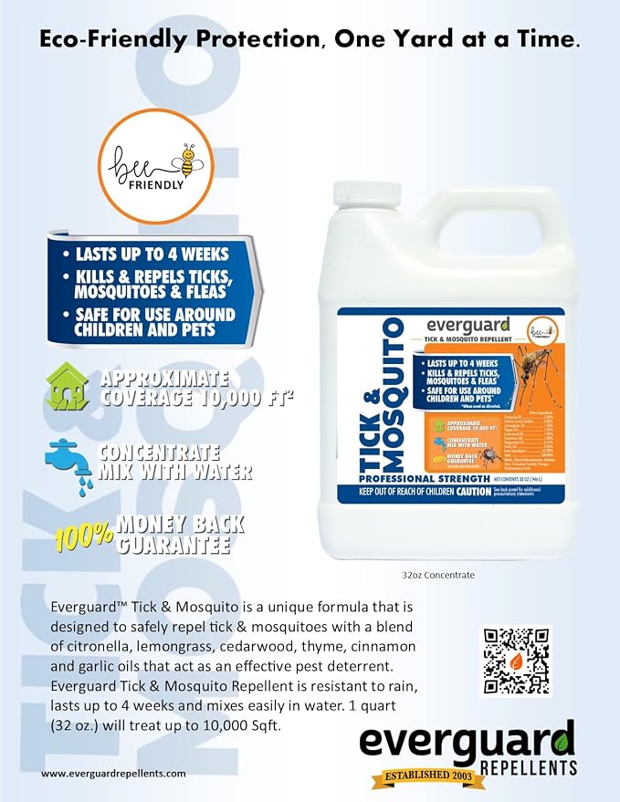 Everguard ADPTM32C Concentrated Tick and Mosquito Repellent
