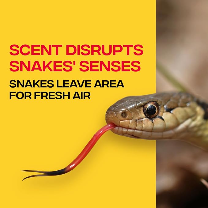 Victor Snake-A-Way Outdoor Snake Repelling Granules for Yard, 28 lb Bucket | Covers up to 3.5 Acres, Poisonous & Non-Poisonous Snake Repellent for Yard, Snake Deterrent for Lawn, Garden, EPA-Registered