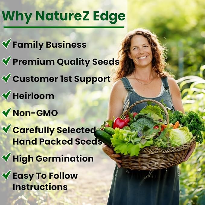 NatureZ Edge Lettuce Seeds for Planting, 4 Popular Varieties Non-GMO Heirloom Seeds, Red Romaine, Bibb Butter, Black Seeded Simpson, Green Ice Lettuce, Romaine, Salad Lettuce, Hydroponic Garden, USA