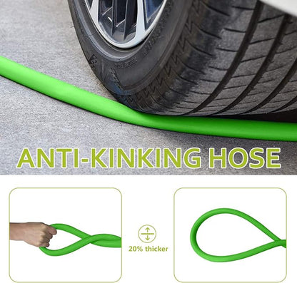 Cupohus Heavy Duty RV Water Hose 15FT, 5/8" Extra Thick Wall Drinking Water Hose, Crush Proof & Abrasion Resistant, Kink Free Hot & Cold Weather with Storage Bag for Camper Marine – Green
