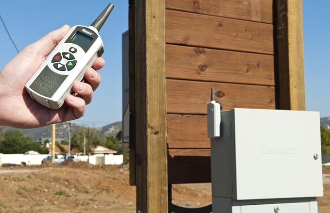 Hunter ROAM-KIT Sprinkler Remote for Hunter Irrigation Controllers | Sprinkler remote kit with SmartPort harness; works with Hunter X-Core, Pro-C, PCC, I-Core, and ACC controllers