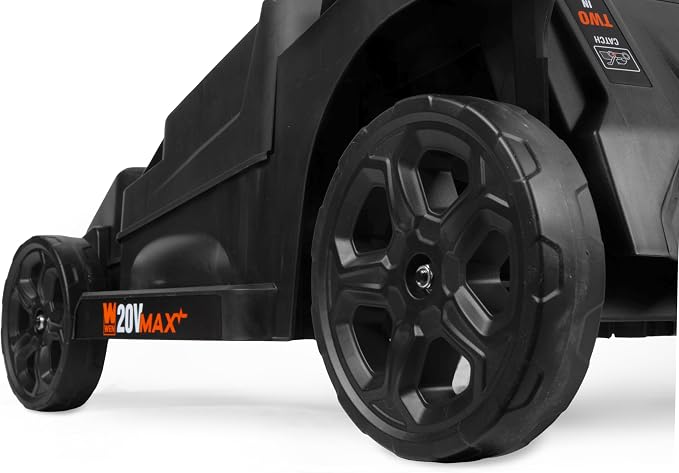 WEN 20V Max 2-in-1 19-Inch Cordless Brushless Lawn Mower and Mulcher with Two 5Ah Batteries and Dual Port Charger (20839)
