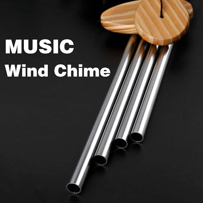 DesGully Wind Chimes, Butterfly Solar Wind Chimes with Aluminum Tubes/Wind Chimes for Outside Color Changing (Gifts for mom/Gift for Grandmom/Gift for Women) Thanksgiving Gift Butterfly Gift