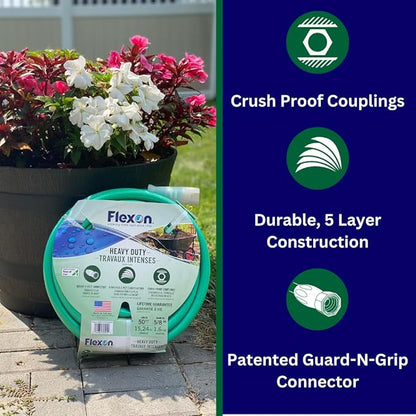 Flexon 5/8-Inch by 75-Foot Forever Plus Garden Hose FXG5875