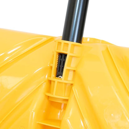 True Temper 18" Poly Folding Snow Shovel, Convenient Storage, Collapsible, Compact for Cars or Camping