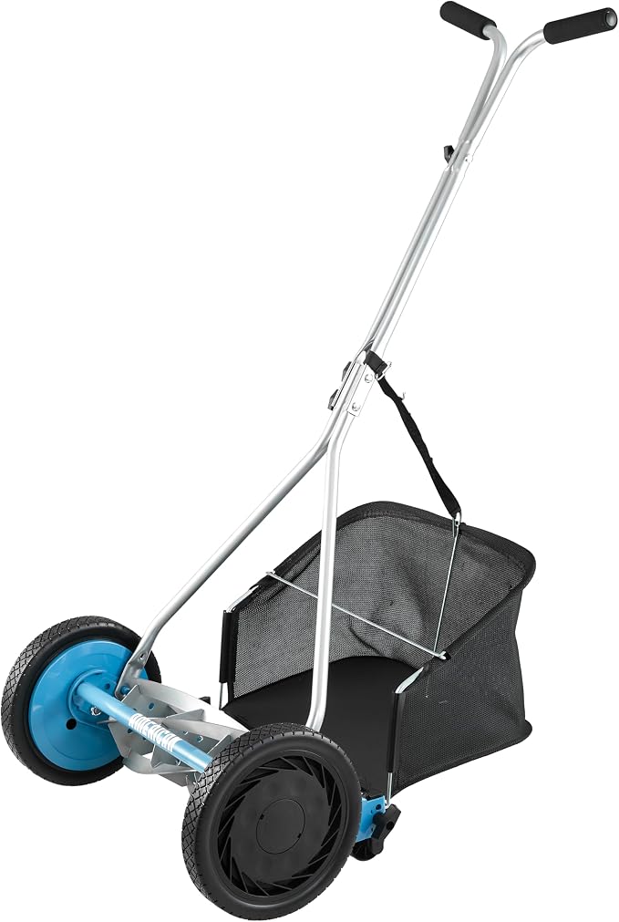 American Lawn Mower 1604-16 16" 5-Blade Reel Mower with Grass Catcher