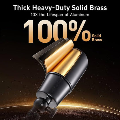 Gardenreet LED Spot Light Outdoor - Die-Cast Brass 12V Uplighting Waterproof, Low Voltage Landscape Lights Metal, Black for Fence Fountain with Warm White MR16 Replaceable Bulbs (12 Pack)