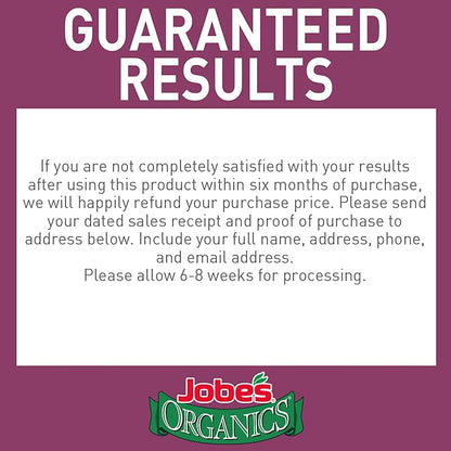 Jobe's Organics Granular Rose Fertilizer, Organic Plant Fertilizer for Rose, Hydrangea, Hibiscus, Azalea, and Other Flowering Shrubs, 16 lbs Bag