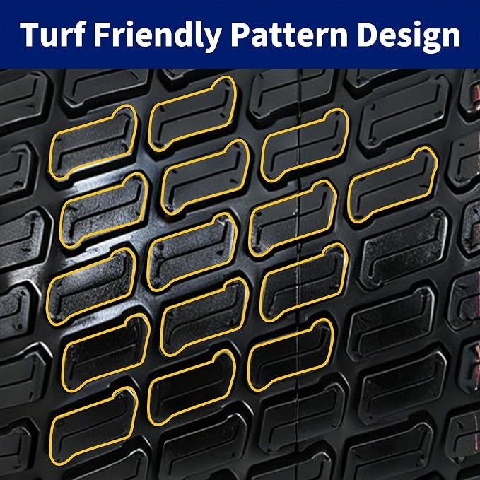 GarveeLife 24x12-12 Lawn Mower Tires (Set of 2) - 24x12x12 4-Ply Tubeless Garden Tractor Turf Tires, 1700 LB Load Capacity, 20 PSI, for Mowers & Yard Carts
