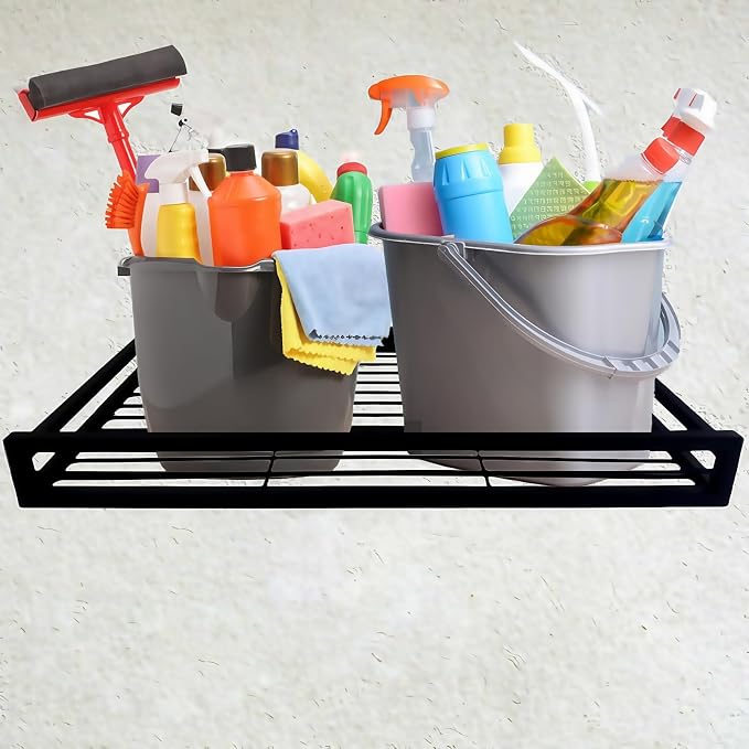 Resin Shelf Accessory Outdoor Sheds Storage,Compatible with Suncast shed Accessories,with EZ Bolt Assembly (2)