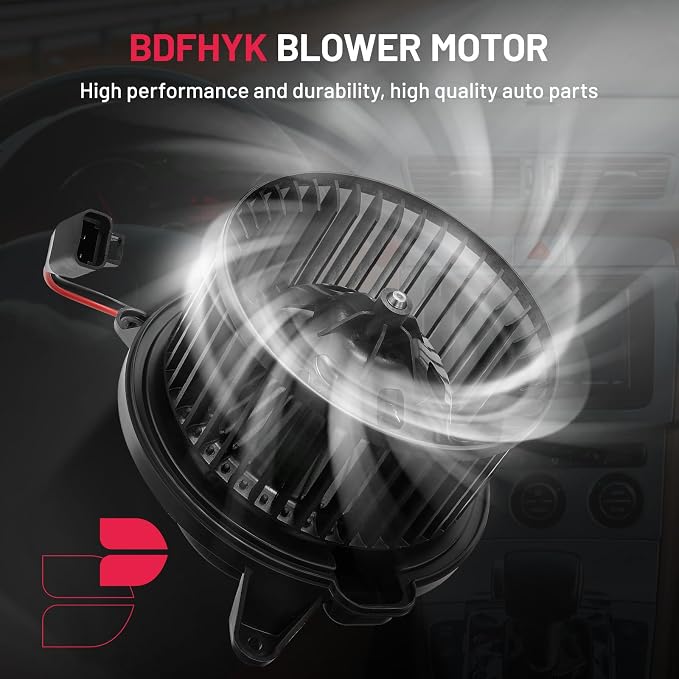 BDFHYK AC Heater Blower Motor Fan 700175 Compatible with Nissan 2005-2021 Frontier 2005-2012 Pathfinder 2005-2015 Xterra,HVAC Blower Motor Assembly Replacement for PM9282 27226-EA010 27226EA010 75882