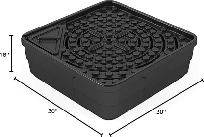 Aquascape Stacked Slate Sphere Water Fountain and Installation Kit for Yard, Landscape, and Garden, Small, 78249