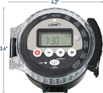 3-Pack Orbit 57865 Battery-Operated Sprinkler Timer, Black