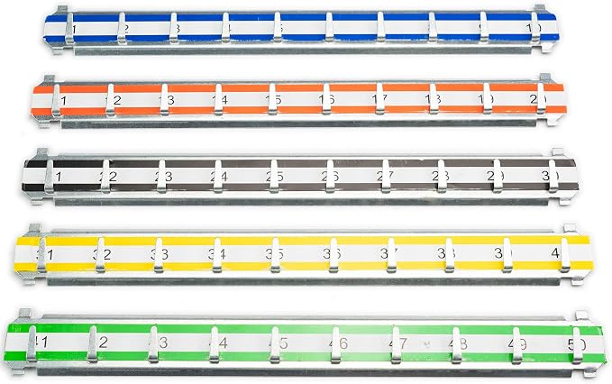 BARSKA AF13682 Labeled Key Shelves w/ 1-100 Numbered Hooks for Key Cabinets