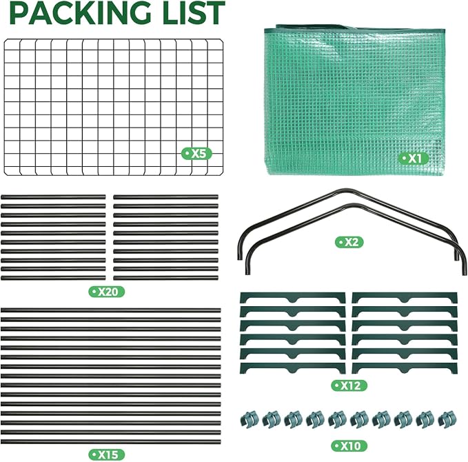 Mini Greenhouse for Indoor Outdoor: Ohuhu 23 x 19 x 75-Inch Small Plastic Plant Green House 5-Tier Rack Stand Portable Greenhouses with Durable PE Cover for Seedling, Ideal Gardening Gifts