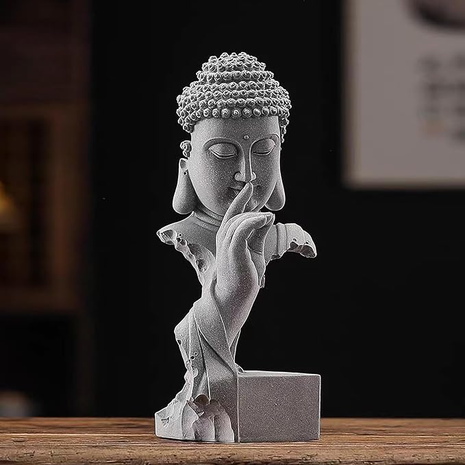 Buddha Statue for Home Decor,Meditation Figurine Indoor and Outdoor Use,Buddhist Yoga Zen Decor,Little Buddha Statue for Garden,Altar, Prayer, Juzu, Yoga, Desktop Decor Sculpture