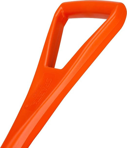 SPARTA 41076EC24 Plastic Sanitary Shovel, Food Safe Plastic Shovel For Commerical Kitchens, 11 Inches, Orange