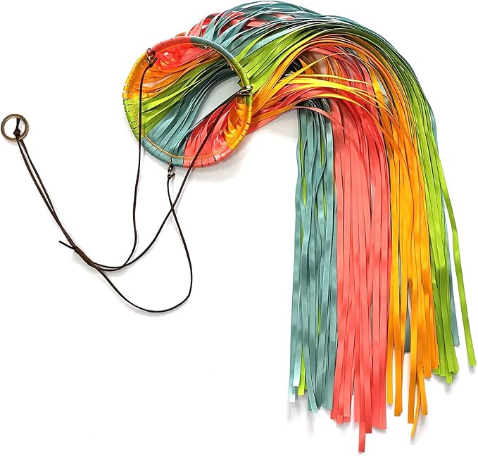 Satin Ribbon Windsock Streamer, Outdoor Decorations for Your Patio, Garden, Yard, Dock and Camper, 41-Inch, WS41-D-HHLL