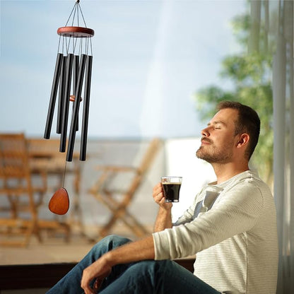 Outdoor Memorial Wind Chimes | Perfect housewarming gift for neighbors, suitable for porch and yard decoration.