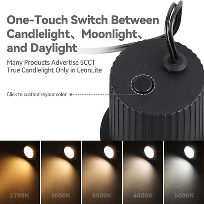 LEONLITE 12-Pack 7W 5CCT Well Lights Landscape LED In Ground, 12-24V AC/DC Low Voltage, CRI90 IP67 Inground Well Lights Outdoor, Black Aluminum Housing, Embedded Parts Included