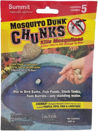 Summit...Responsible Solutions Mosquito Dunk Chunks Kills Mosquito Larvae in All Types of Standing Water
