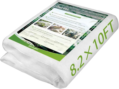 Garden Netting & Plant Netting, 8.2'x10' Fine Mesh Plant Protection Barrier, Garden Net Covers for Raised Beds, Mesh Fencing & Tree Net Bags, Protect Vegetables, Fruits, Plants & Flowers