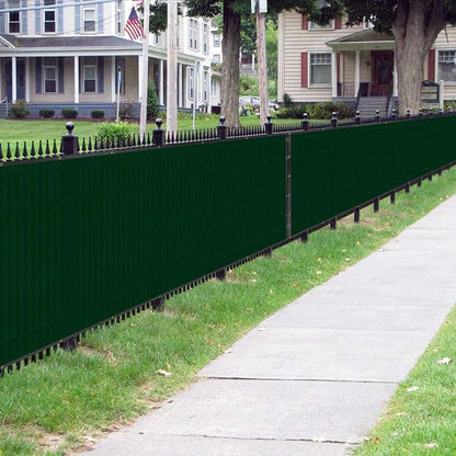 Sunnyglade 5 feet x 100 feet Privacy Screen Fence Heavy Duty Fencing Mesh Shade Net Cover for Wall Garden Yard Backyard (Green, 5 ft X 100 ft)