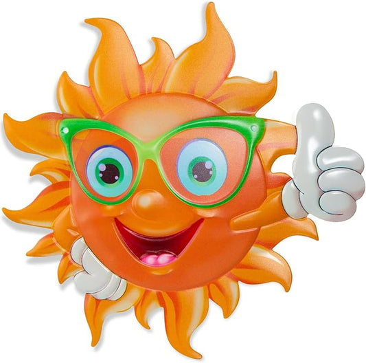 Metal Sun Wall Decor, 13Inches Sun Outdoor Wall Art for Garden Yard Room Kitchen Patio Fence Decorations