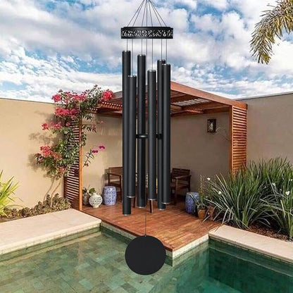 Suntimber 48" Large Wind Chimes for Outside Deep Tone, 6 Heavy Tubed Tubes | Memorial Sympathy Gifts for loss of loved one, Low Tone WindChimes Outdoor Clearance for Garden Yard Patio & Lawn