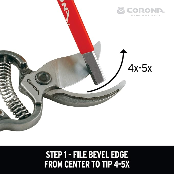 Corona Tools Handheld Garden Tool Sharpener– Blade Sharpener for Pruning Shears,Loppers,Hedge Clippers & More,(Pack of 12)