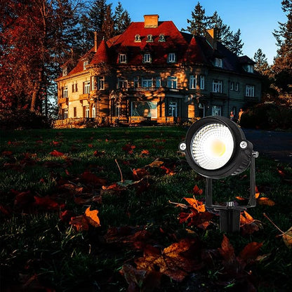 5W Spot Lights Outdoor 5000K Daylight White Flag Pole Light 12V~24V AC/DC LED Landscape Spotlights, Waterproof Low Voltage Landscape Lighting for Yar (10)