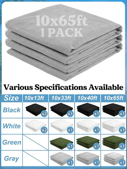 ANPHSIN 65x10ft Ultra fine Mosquito Net for Patio - Mesh Netting Screen for Outdoor Garden Porch Balcony, Protects Skin & Plants from Bugs, Birds, Gray
