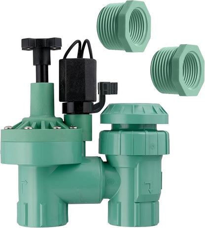 Orbit 57604 1-Inch FPT 100 Series Automatic Anti-Siphon Valve with Flow Control and 3/4-Inch Reducer