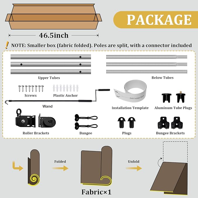 Shade&Beyond Outdoor Roller Shades with Splicing Design, 10' W x 8' H Cordless Patio Roll Up Blinds, Exterior Shade Cloth Roll for Porch, Gazebo, Pergola, Balcony, Gray