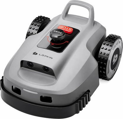 Robot Lawn Mower, Wire-Free Robotic Mower for 0.99 Acres, No Perimeter Wire, Auto-Mapping, RTK + AI 3D Vision Navigation, 300+ Object Avoidance, 57% Slope, IP66 Automatic Grass Cutter