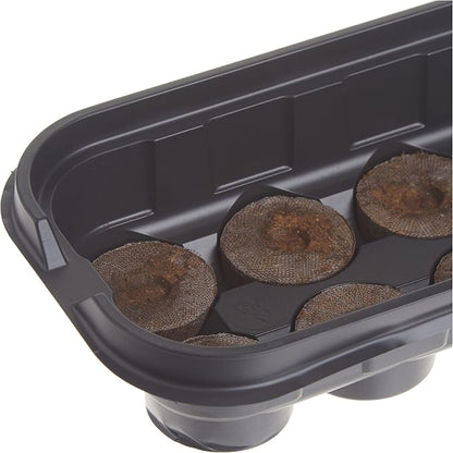 Jiffy Seed Starting Windowsill Greenhouse with 12 Biodegradable 36mm Peat Pellets (J312)