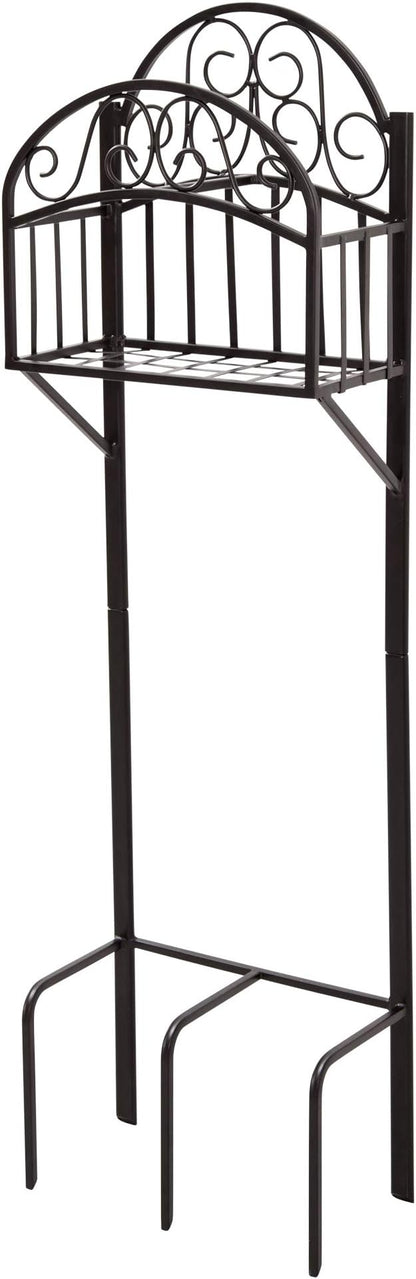 Liberty Garden 119-KD w/Shelf Hose Stand, Black