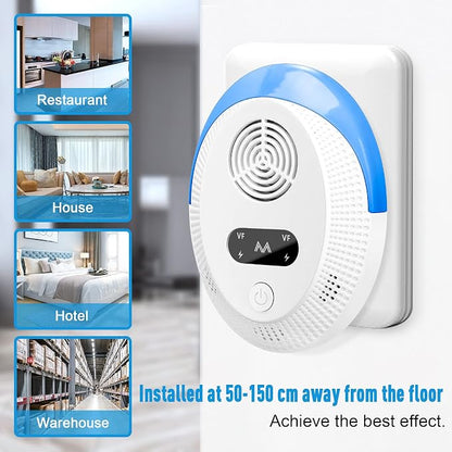 2026 Upgraded Mouse Repellent, Ultrasonic Pest Repeller, Home Indoor Pest Repellent for Insect, Roach, Spider, Ant, Bug, Rodent, Mouse, Bugs, Mosquito, Mice, 6 Packs