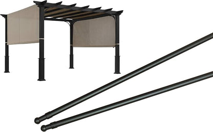 ALISUN Length Adjustable Weight Rods/Pull Tubes for Pergola Canopy (2 Rods Included, from 77 inches to 132 inches)